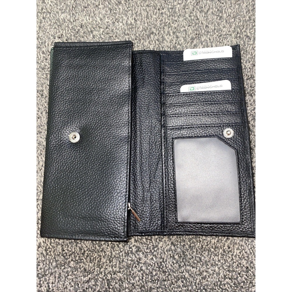 Identity Stronghold Long Wallet Black Identity Theft Protection